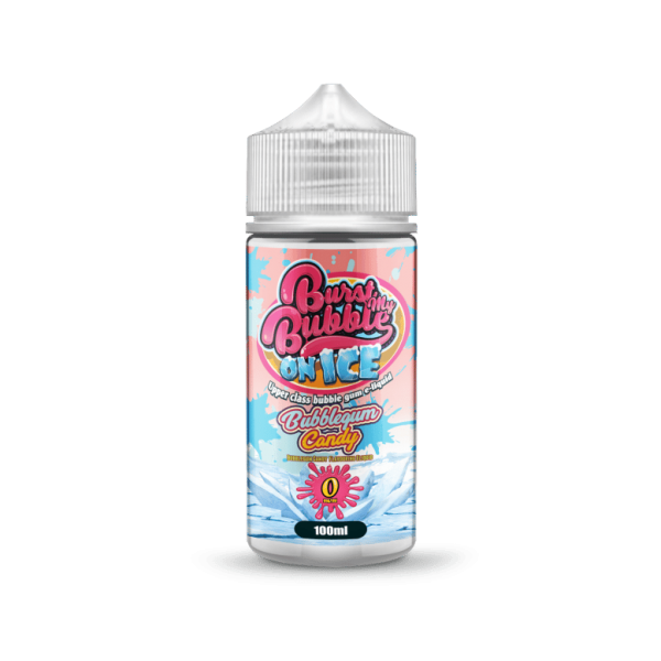 Burst My Bubble On Ice | BUBBLEGUM CANDY ICE | 100ml Shortfill | 0mg