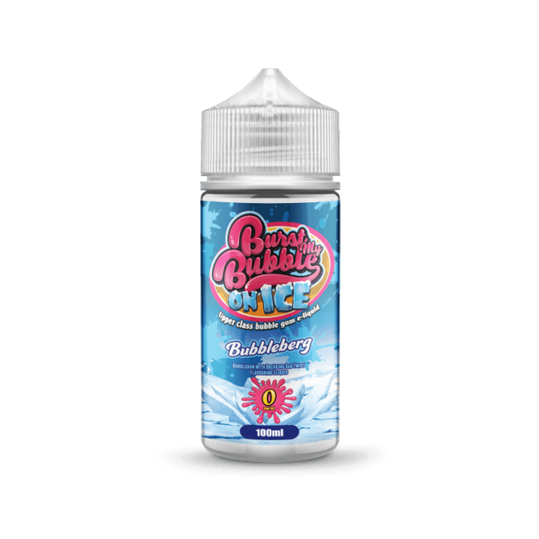 Burst My Bubble On Ice | BUBBLEBERG BUBBLEGUM ICE | 100ml Shortfill | 0mg