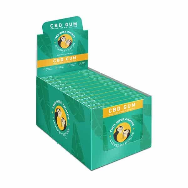 45mg Chewing Gum By Two Wise Chimps CBD