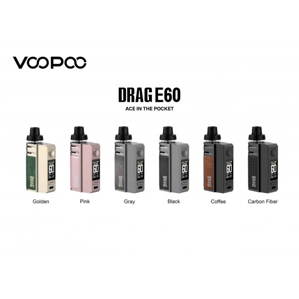 Voopoo | DRAG E60 Pod Mod Kit | 60W | 2550mAh |