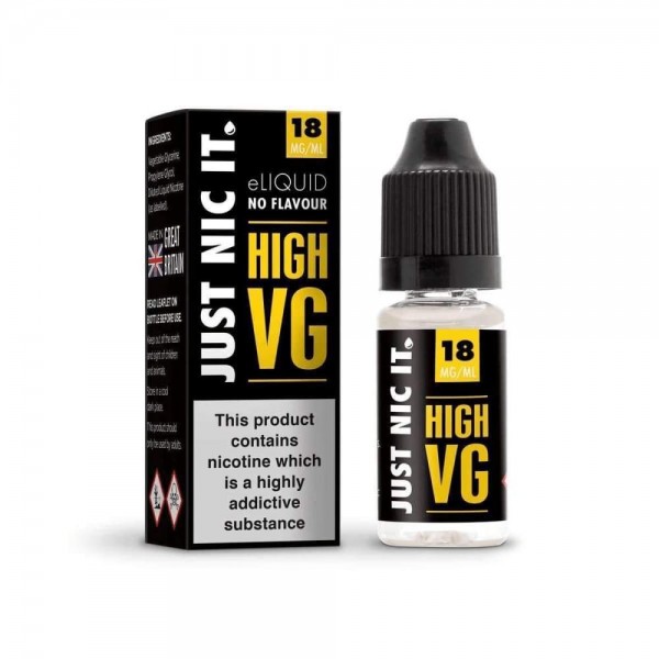 Just Nic It On Ice - 18mg High VG Nicotine Shot