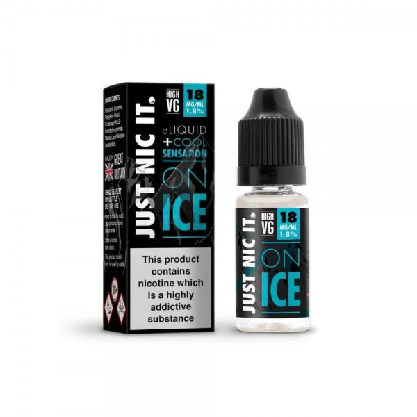 Just Nic It On Ice - 18mg High VG Nicotine Shot