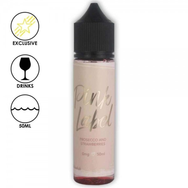 Prosecco & Strawberries - Pink Label Eliquid 50ml