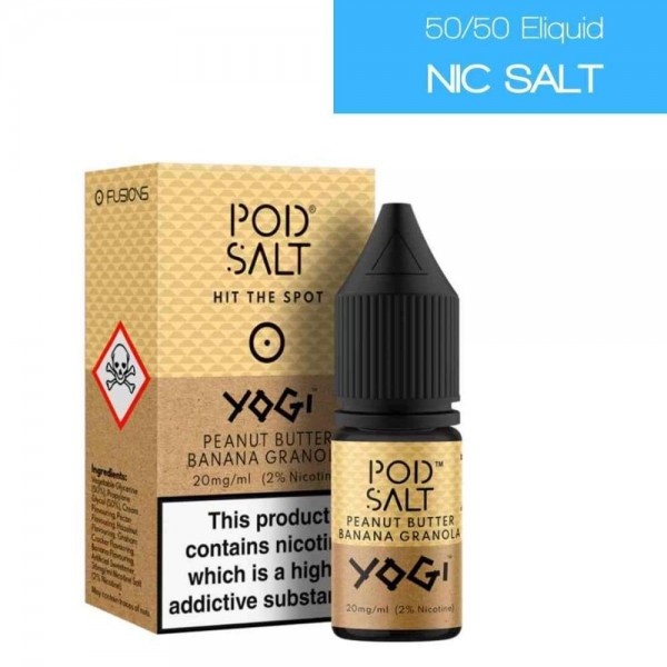 Pod Salt Fusions Yogi Peanut Butter