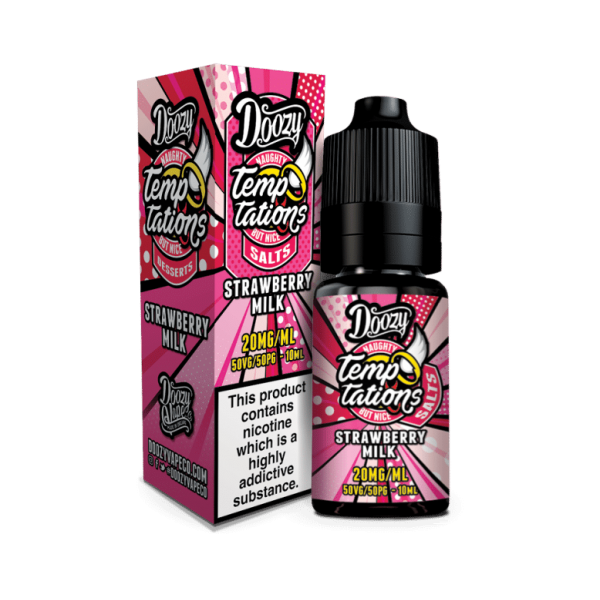 Strawberry Milk |Doozy Vape Co Temptations Nic Salt