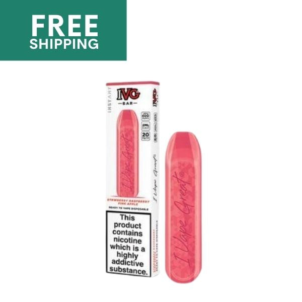 IVG Bar Strawberry Raspberry Pink Apple