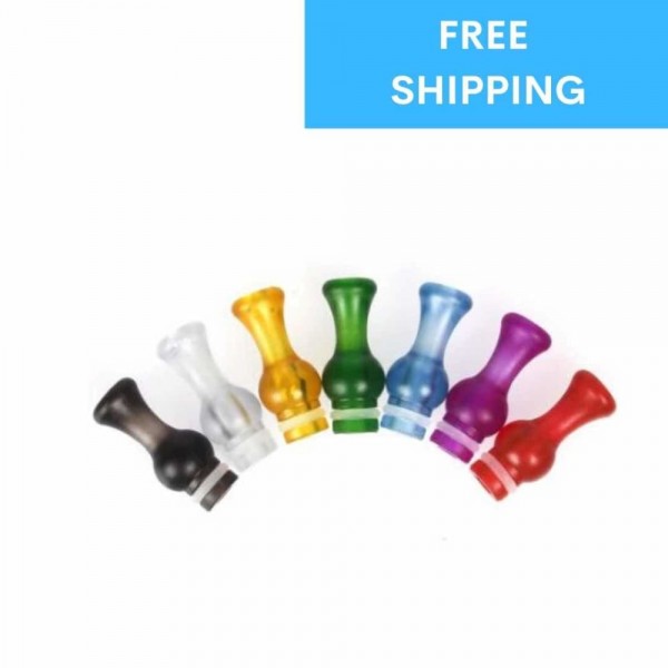 Transparent Plastic Ming Vase Style Drip Tips